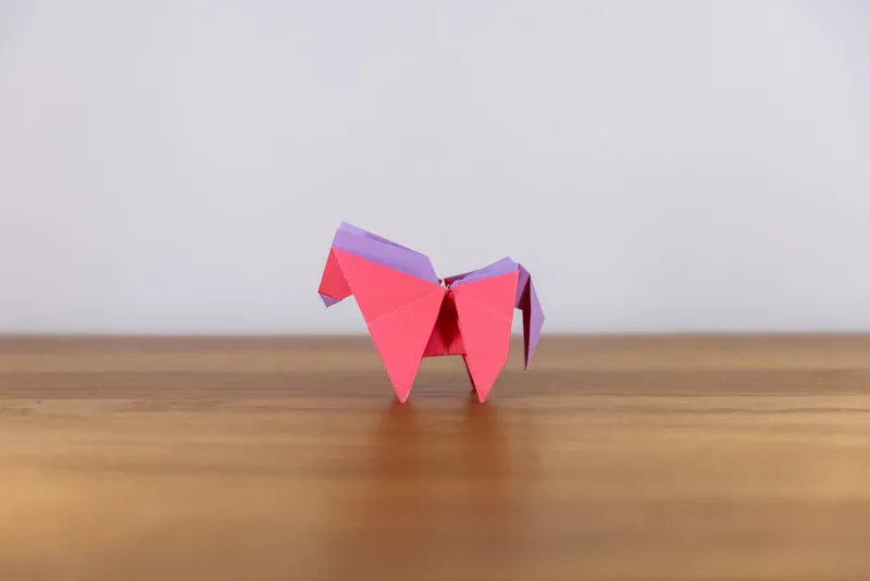 Koń B - origami