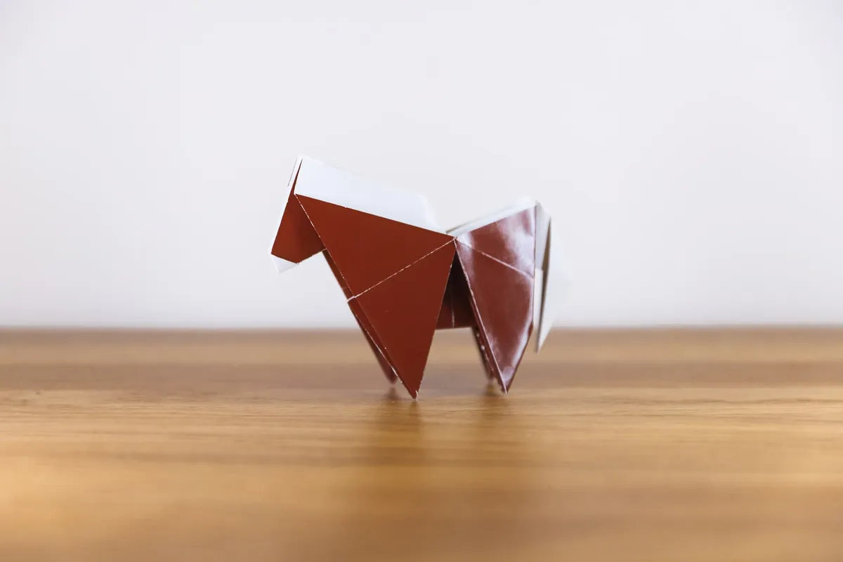 Koń B - origami, zdjęcie 2