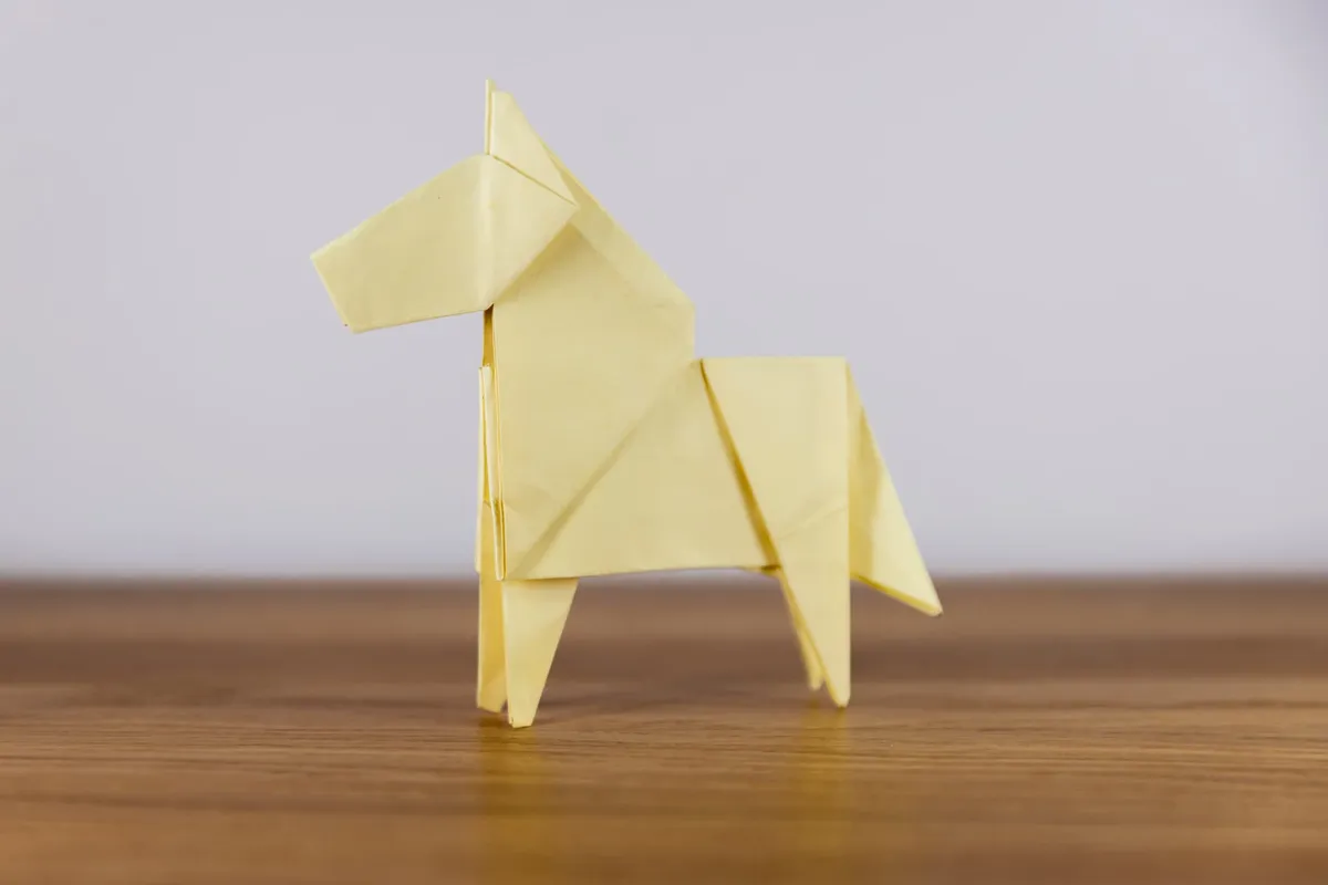 Koń D - origami, zdjęcie 2