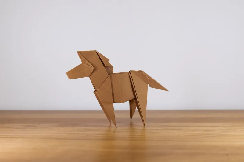 Koń C - origami