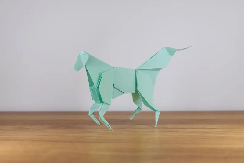 Koń E - origami