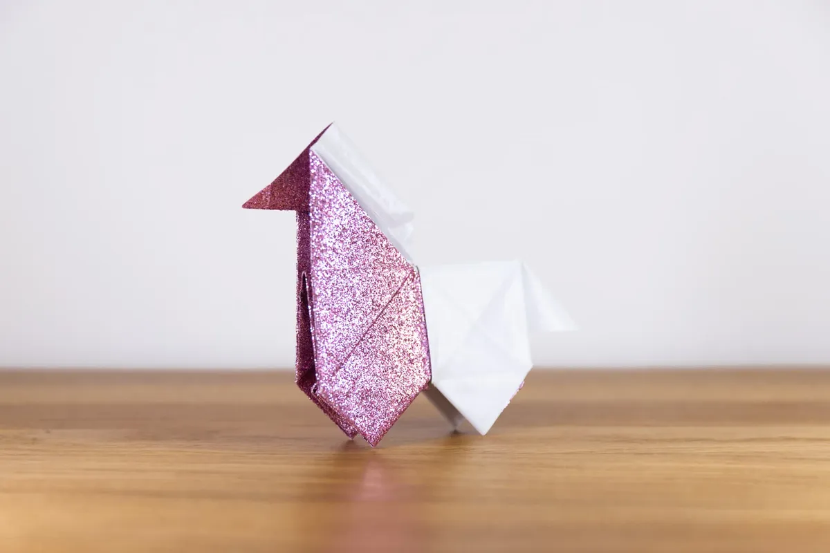 Koń A - origami, zdjęcie 1