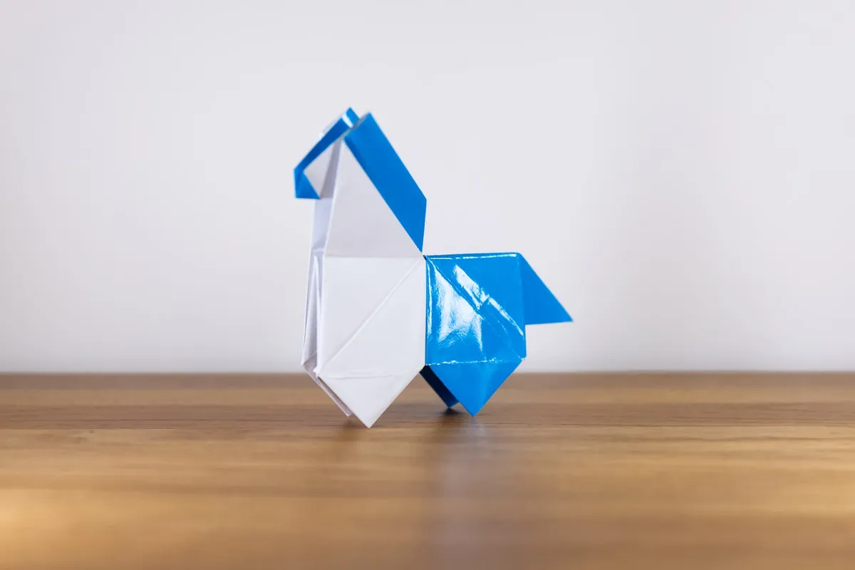 Koń A - origami, zdjęcie 2
