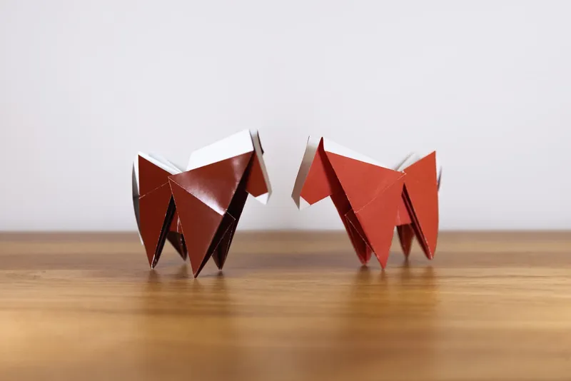 Konie 2 - origami