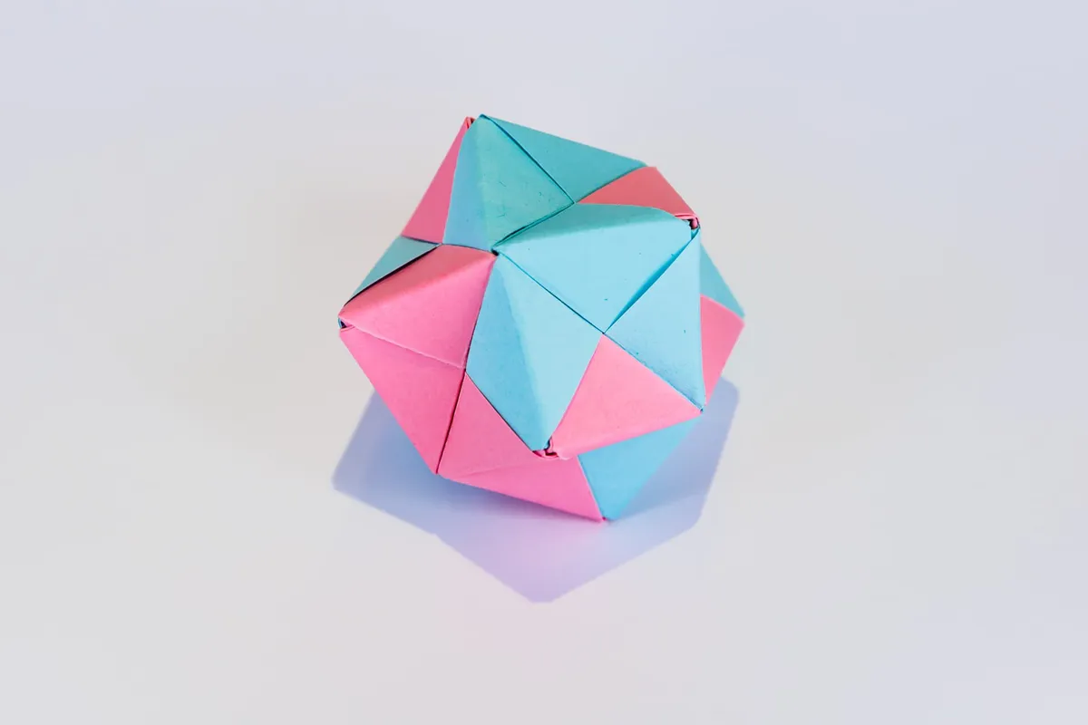 Modular Icosahedron - origami, zdjęcie 1