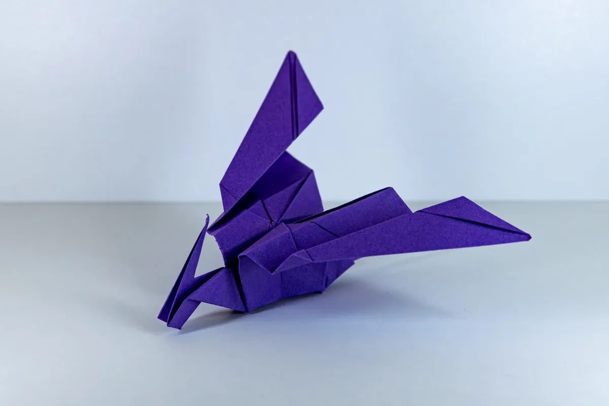 Smok B - origami, zdjęcie 1