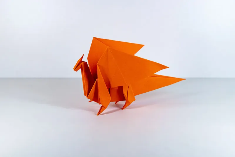 Smok C - origami