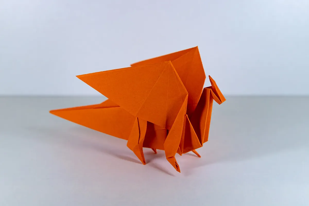 Smok C - origami, zdjęcie 2