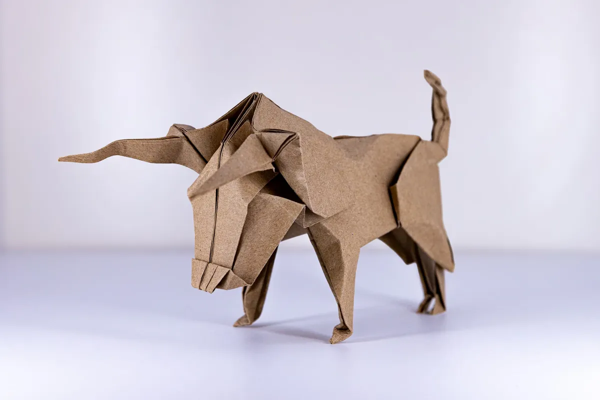 Byk - origami, zdjęcie 3