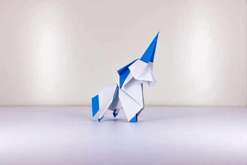 Jednorożec - origami