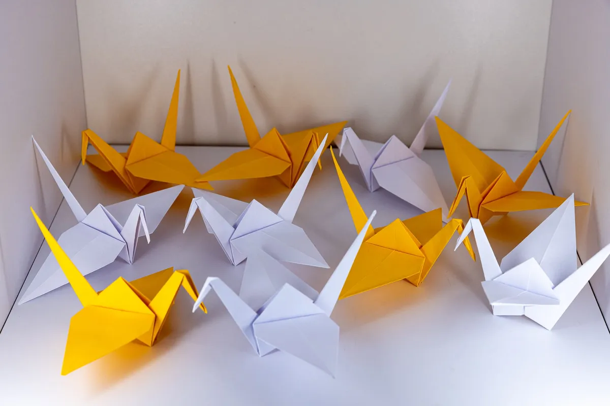 Żurawie - origami, zdjęcie 1
