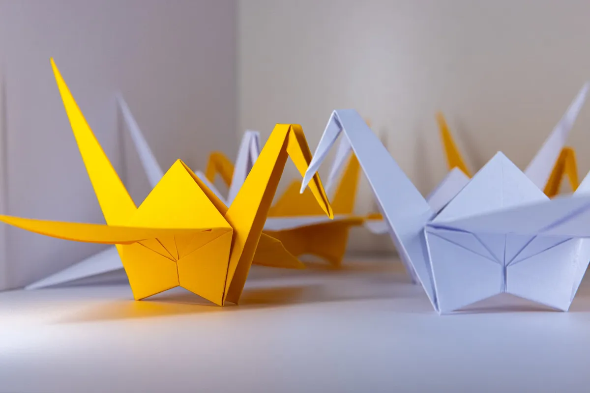 Żurawie - origami, zdjęcie 2