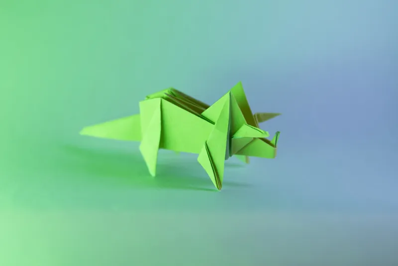 Triceratops - origami