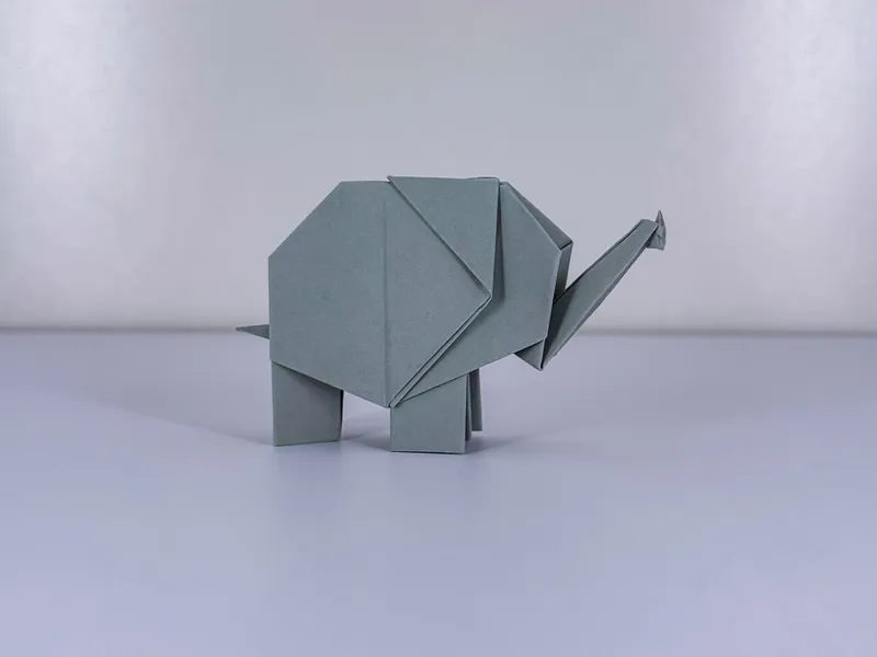 Słonik - origami