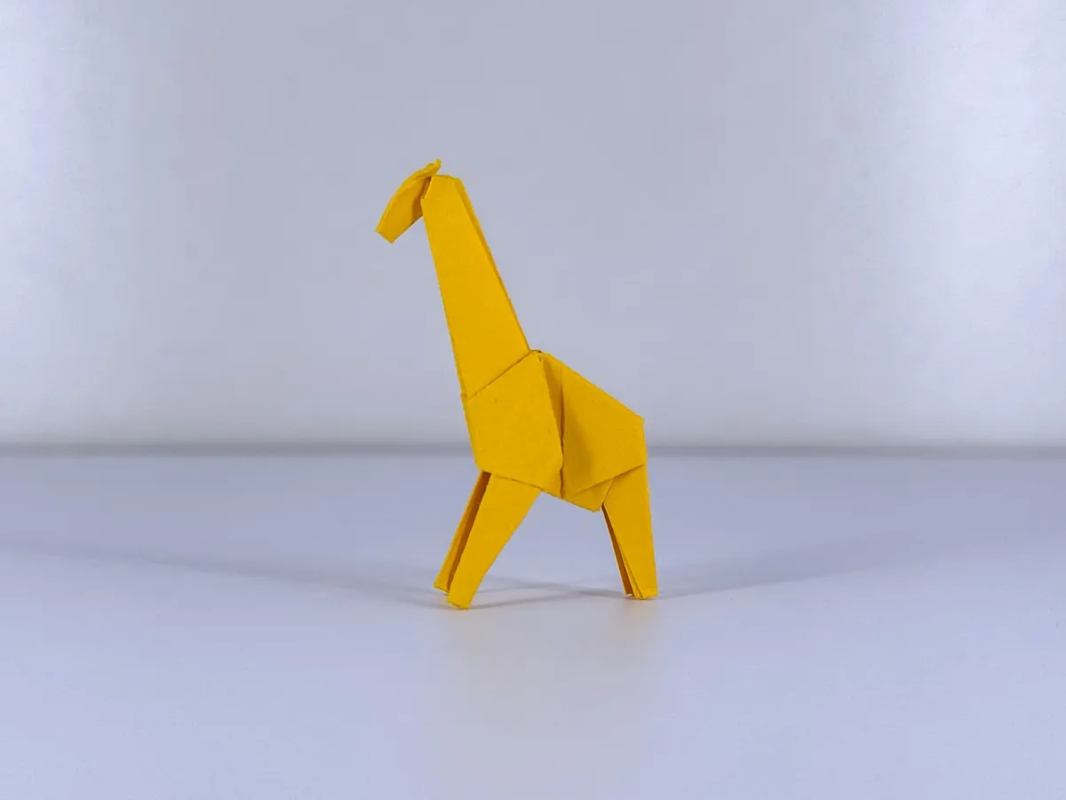 Żyrafa - origami, zdjęcie 1
