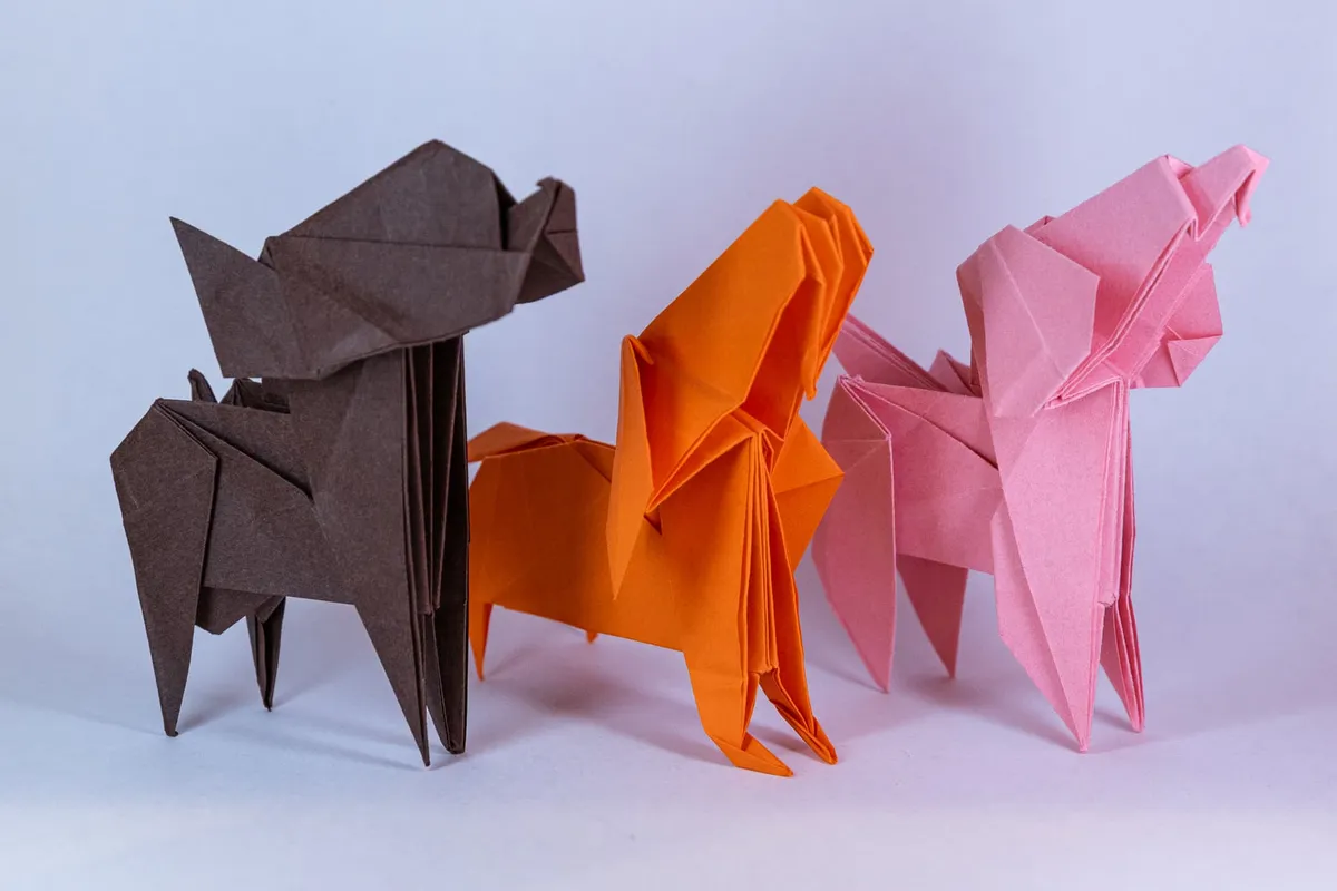 Pieski 3 - origami, zdjęcie 5