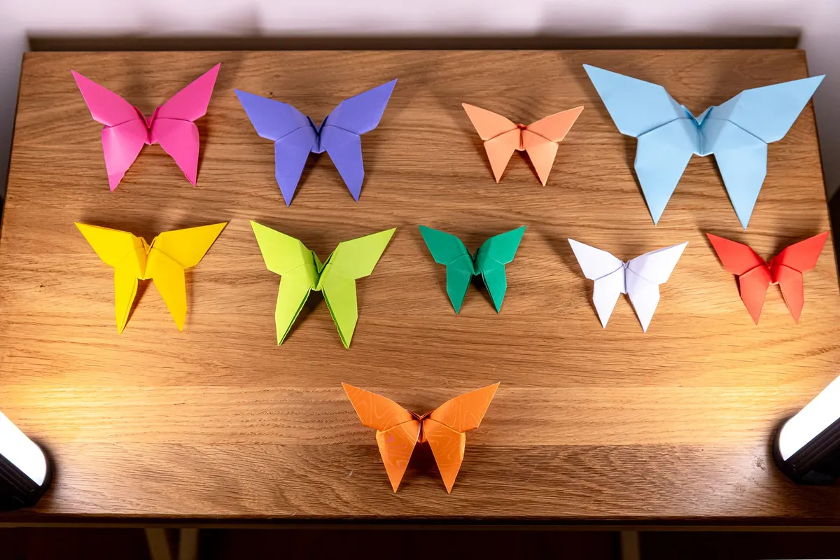 Motyl - origami, zdjęcie 16