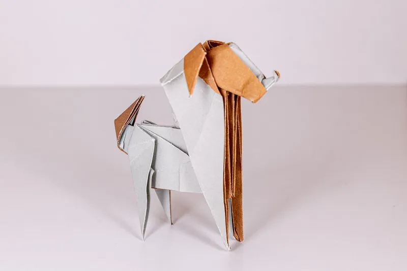 Pies - Terrier - origami