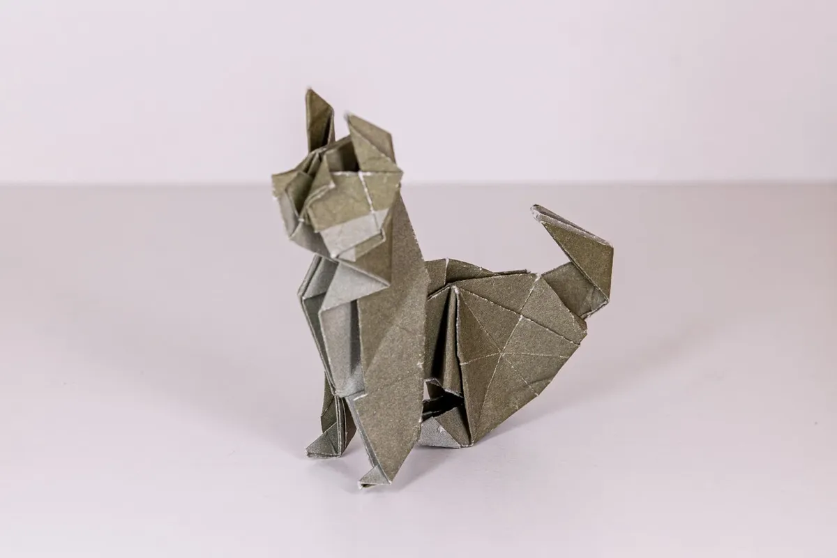 Pies - Shiba - origami, zdjęcie 2