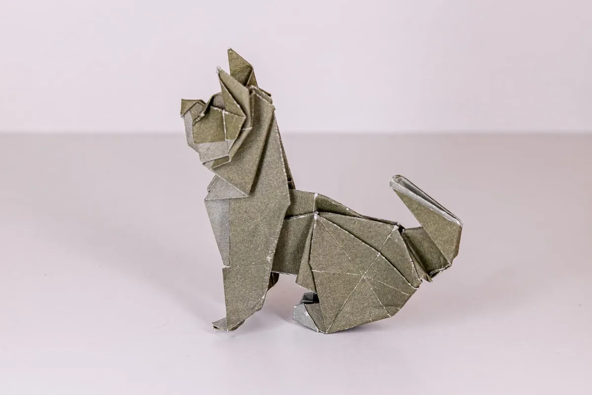 Pies - Shiba - origami, zdjęcie 3
