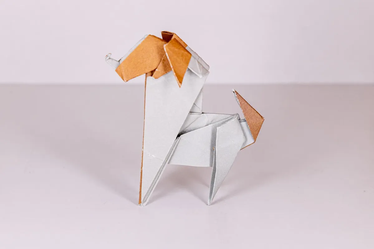 Pies - Terrier - origami, zdjęcie 4