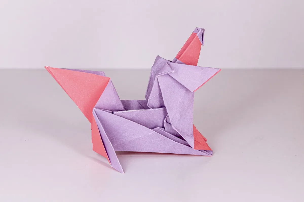 Pies - Border Collie - origami, zdjęcie 2