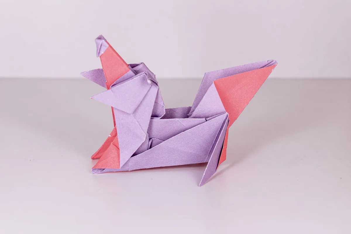 Pies - Border Collie - origami, zdjęcie 3