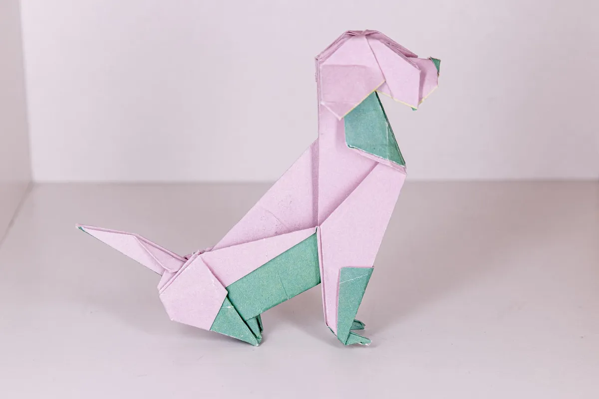 Pies - Beagle - origami, zdjęcie 2