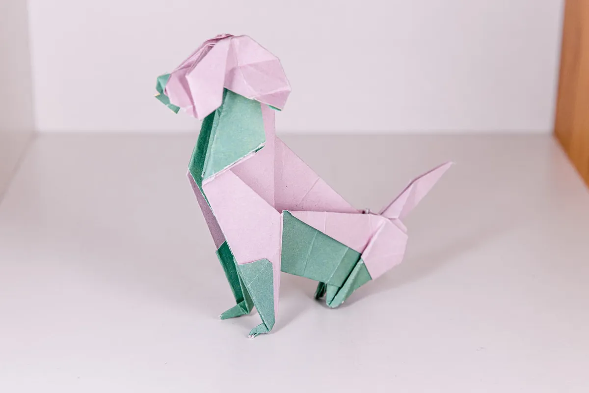 Pies - Beagle - origami, zdjęcie 4